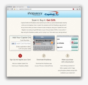 Shopsavvy-capital One - Capital One, HD Png Download, Free Download