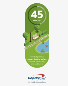 Capital One Infographic On Connection To Nature - Capital One Infographics, HD Png Download, Free Download