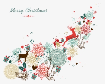 Transparent Christmas Tree Transparent Png - Contemporary Happy New Year Cards, Png Download, Free Download