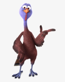 Reggie Turkey Free Birds - Turkey From Free Birds, HD Png Download, Free Download