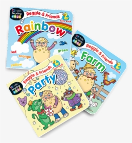 Reggie & Friends Bath Books Bundle - Cartoon, HD Png Download, Free Download