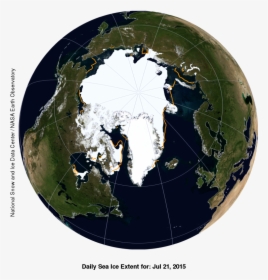 N Bm Extent[1] - Maximum Arctic Ice Extent, HD Png Download, Free Download