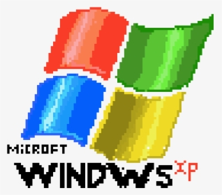 Windows Xp Png - Windows Logo Pixel Art, Transparent Png, Free Download