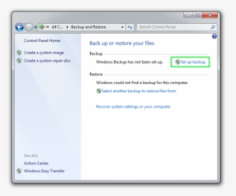 Windows 7 Backup And Restore - Easy Backup And Restore Software Windows, HD Png Download, Free Download
