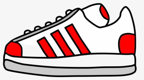 Sneakers, Tennis Shoes, Red Stripes, HD Png Download, Free Download