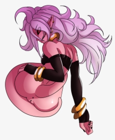 Majin 21 Showing Off - Cartoon, HD Png Download, Free Download