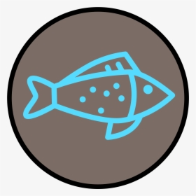 Fish Icon - Sad Smiley, HD Png Download, Free Download