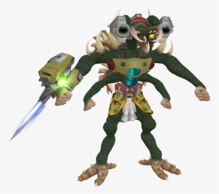 An Episolon Grox Drone Ready For Battle , Png Download - Action Figure, Transparent Png, Free Download