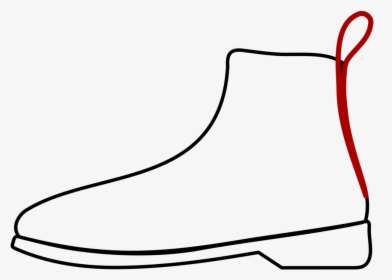Line Art,angle,neck - Bootstrap Boot, HD Png Download, Free Download
