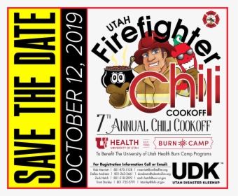 Hero Chili Cookoff Graphic - Utah Firefighter Chili Cook Off, HD Png Download, Free Download