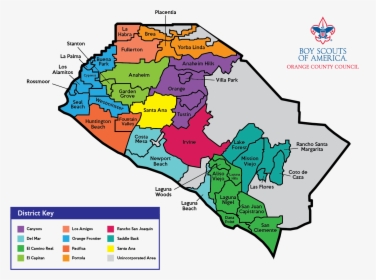 District Meeting Information - Map Of Orange County, HD Png Download, Free Download