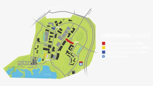 Centennial Campus Map - Plan, HD Png Download, Free Download