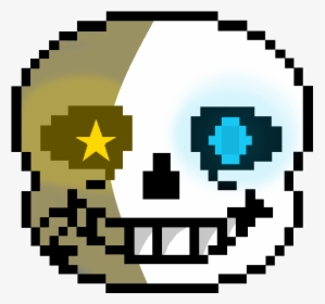 Sans Head Pixel Art, HD Png Download, Free Download