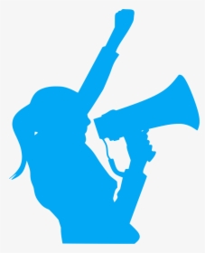 Person Holding A Megaphone Silhouette, HD Png Download, Free Download