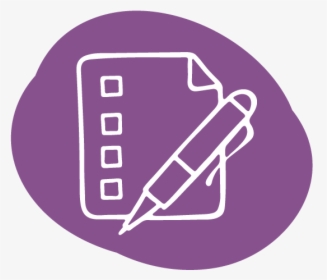 Purple Clipboard Icon - Graphic Design, HD Png Download, Free Download