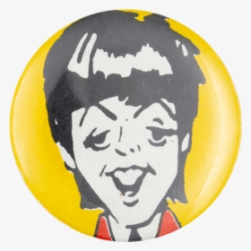 Paul Mccartney Illustrated Music Button Museum - Illustration, HD Png Download, Free Download