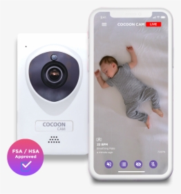 Cocoon Cam Baby Monitor"  Class= - Cocoon Cam, HD Png Download, Free Download