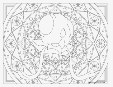 Adult Pokemon Coloring Page, HD Png Download, Free Download