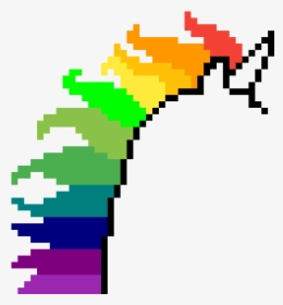 Rainbow Unicorn Pixel Art, HD Png Download, Free Download