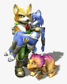 Star Fox Adventures Fox And Krystal , Png Download - Star Fox Adventures Fox And Krystal, Transparent Png, Free Download