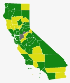 California Green Presidential Primary Election Results - California Map, HD Png Download, Free Download