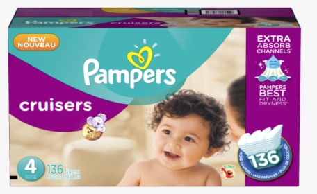 Pampers Cruiser Update - Pampers Cruisers Size 5 Weight, HD Png Download, Free Download