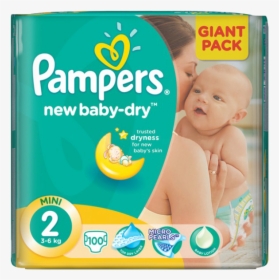 Изображение Pampers New Baby Dry No2 Caga Arlygy 3 - Pamper For Baby Size 2, HD Png Download, Free Download