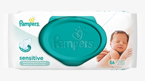 Pampers Wipes - Chusteczki Nawilzane Pampers Sensitive, HD Png Download, Free Download
