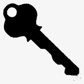 Clipart - Found Key - Silhouette Key Clipart, HD Png Download, Free Download