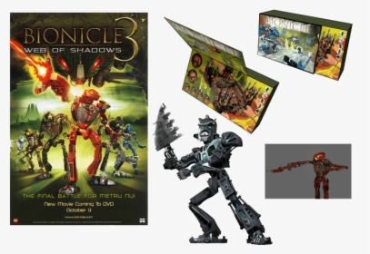Lego’s Bionicle Trilogy - Bionicle 3 Web Of Shadows Dvd, HD Png Download, Free Download