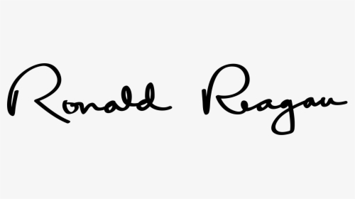 Ronald Reagan Signature, HD Png Download, Free Download