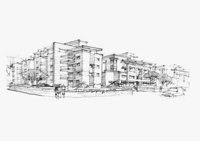 In A Race Between Education And Catastrophe The 4th - Residential Area Sketch, HD Png Download, Free Download