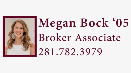 Megan Bock Realtor - Carmine, HD Png Download, Free Download