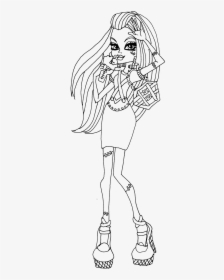 Frankie Monster High Colouring Pages, HD Png Download, Free Download