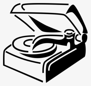 Clip Art Record Player Vector, HD Png Download, Free Download