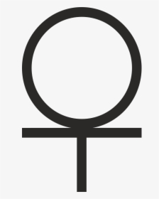 Ankh Cross 3/4 Below Circle Free Vector Clipart , Png - Symbol Of Cross With Circle On Top, Transparent Png, Free Download