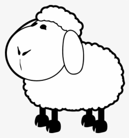 Colouring Pages For Sheep, HD Png Download, Free Download