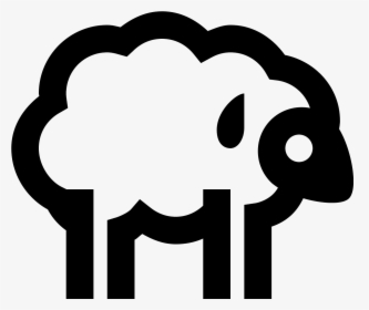 The Icon Shows A Sheep Standing Up On Four Stiff Legs, HD Png Download, Free Download