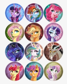 My Little Pony Mlp Twilight Sparkle Scorpio Buttons - My Little Pony Rarity Couple, HD Png Download, Free Download