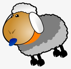 Sheep, Rotate 6 Svg Clip Arts - Sheep Clip Art, HD Png Download, Free Download