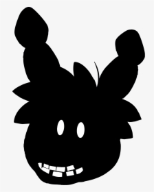 Puffle Shadow Bonnie Five Nights At Freddy"s Club Penguin - Illustration, HD Png Download, Free Download