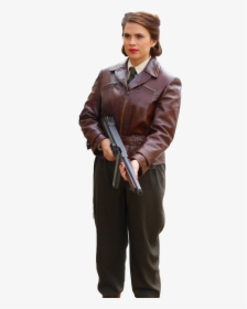 Agent Carter Brown Jacket, HD Png Download, Free Download