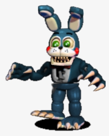 #mightmare Bonnie Toy Fnaf World - Rockstar Bonnie Without Guitar, HD Png Download, Free Download