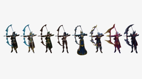 Ashe Skins - All Skin Of Ashe, HD Png Download, Free Download