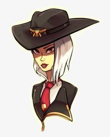 Ashe By Jamoart Cowgirls, Overwatch, Cowboys, Mem - Cartoon, HD Png Download, Free Download