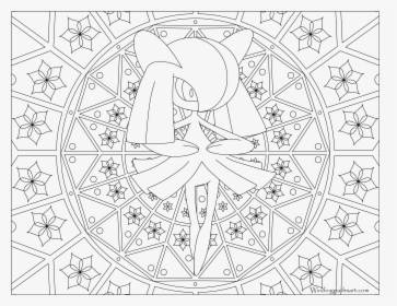 Pokemon Coloring Pages Kirlia, HD Png Download, Free Download