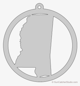 Mississippi Outline Png - Circle, Transparent Png, Free Download