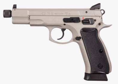 Cz Usa 75 B Omega Urban Grey Suppressor Ready 9mm Luger - 40 S&w Pistols, HD Png Download, Free Download