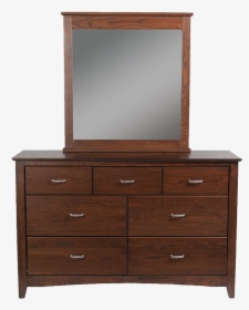 Dresser Transparent - Dresser With Mirror, HD Png Download, Free Download
