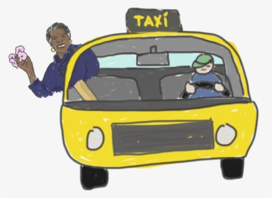 Maya Angelou Take Your Poet To Work Day In Taxi - Cartoon, HD Png Download, Free Download